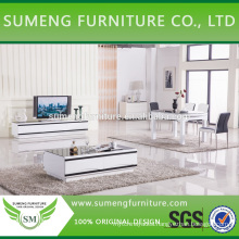 South Africa fancy white tempered glass coffee table/ pictures of coffee table wood furniture